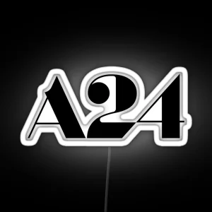 A24 Logo Black RGB Neon Sign