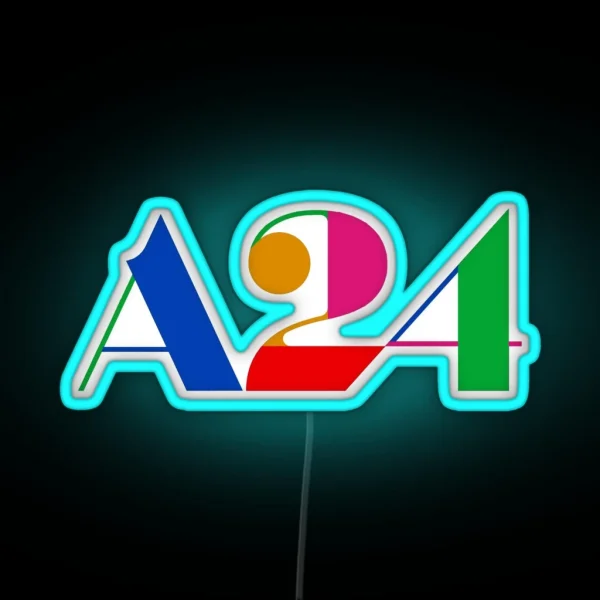 A24 Party Logo RGB Neon Sign