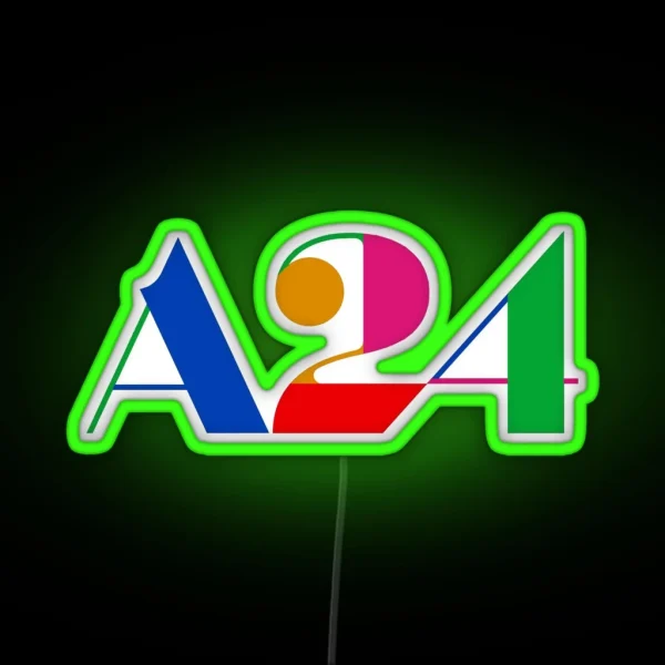 A24 Party Logo RGB Neon Sign