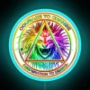 Vibrant Neon AA Courage to Change Wall Decor Sign Kit