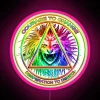 Customizable RGB neon LED signs with motivational inspirational AA message.
