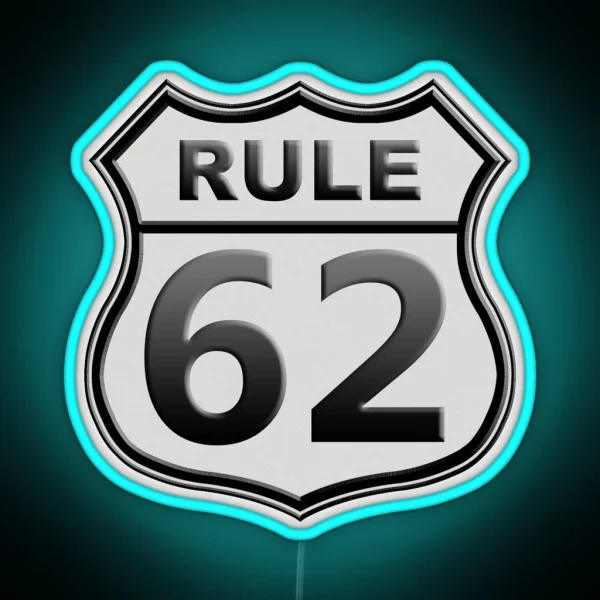AA Rule 62 RGB Neon Sign