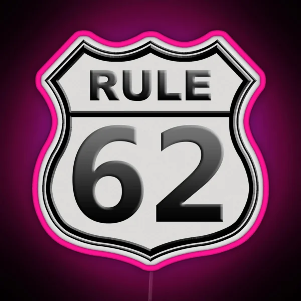 AA Rule 62 RGB Neon Sign