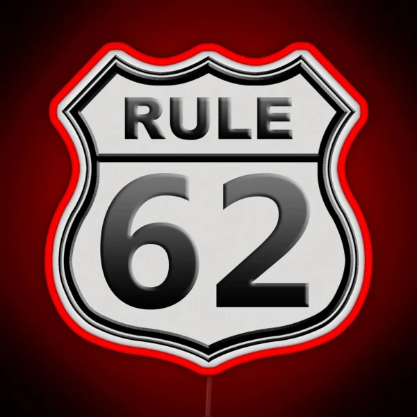 AA Rule 62 RGB Neon Sign