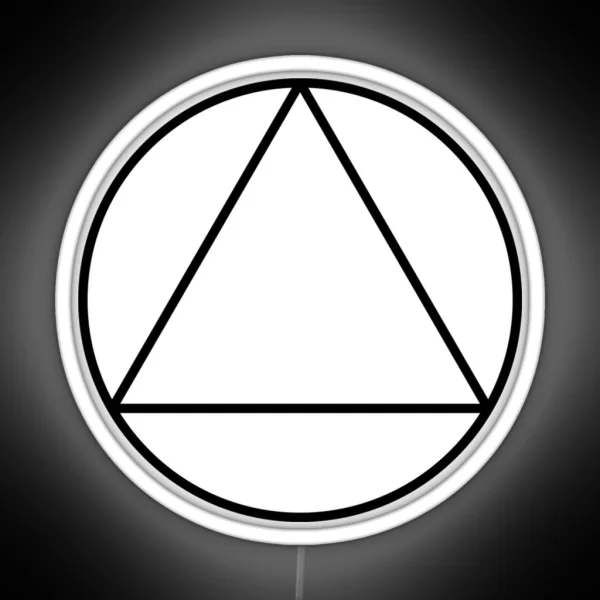AA Triangle Recovery Symbol RGB Neon Sign