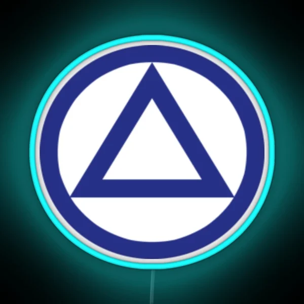 AA Triangle RGB Neon Sign