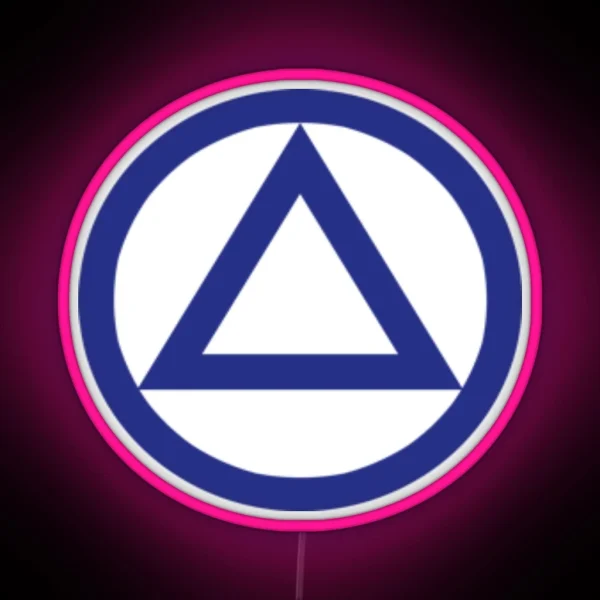AA Triangle RGB Neon Sign