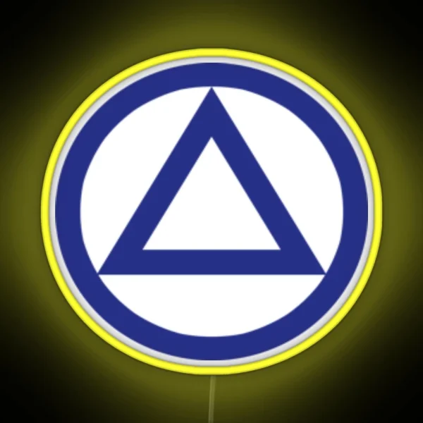 AA Triangle RGB Neon Sign