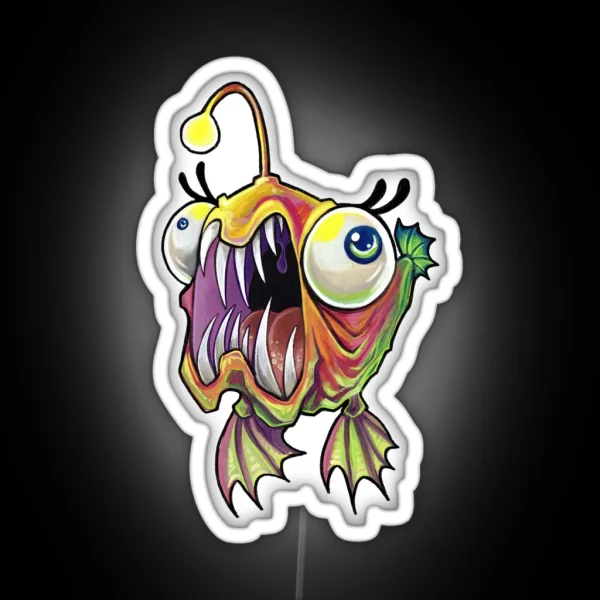 Aaaaangler RGB Neon Sign