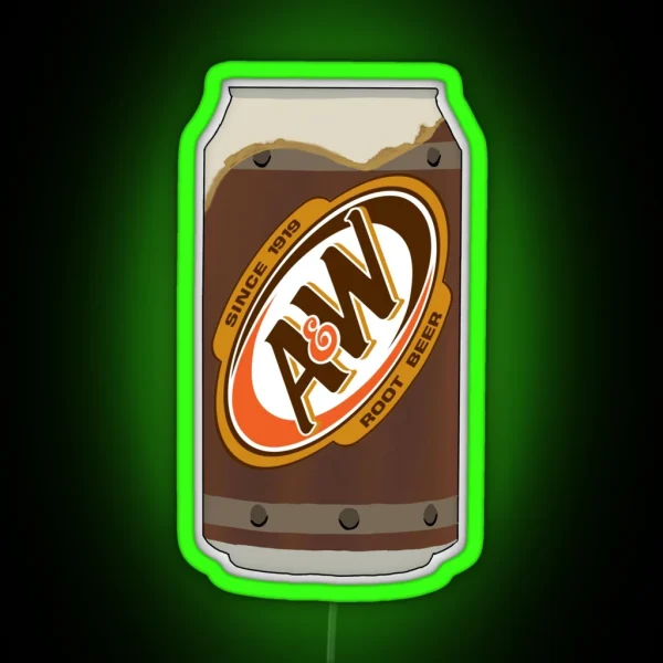 Aandw Root Beer RGB Neon Sign