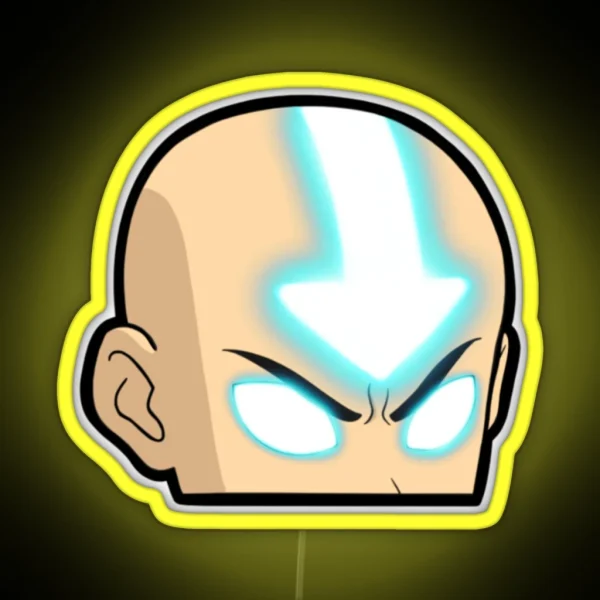 Aang Avatar The Last Air Bender Peeker Led RGB Neon Sign