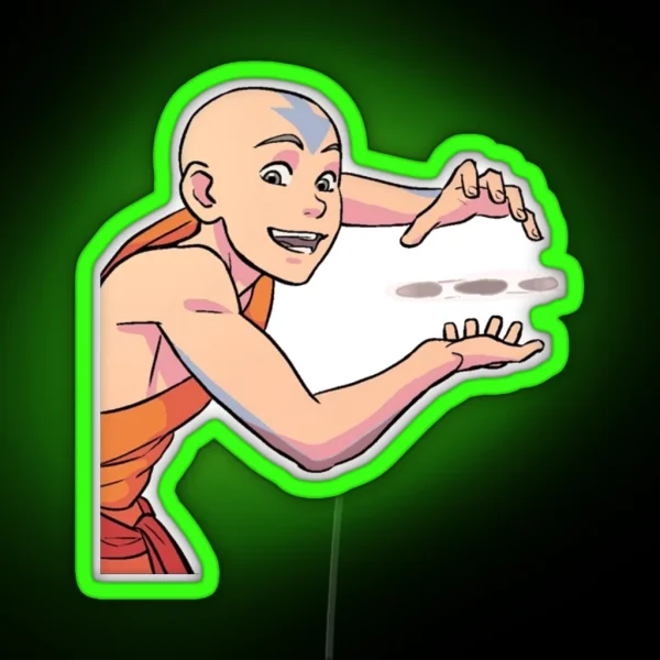 Aang S Marble Trick Imbalance RGB Neon Sign