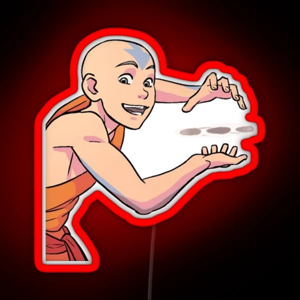Aang S Marble Trick Imbalance RGB Neon Sign