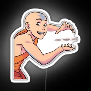 Aang S Marble Trick Imbalance RGB Neon Sign