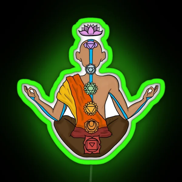 Aang S Meditation RGB Neon Sign