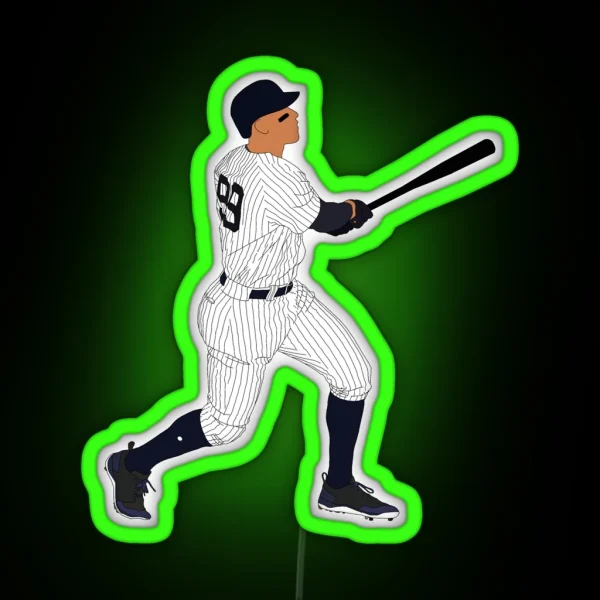 Aaron Judge RGB Neon Sign