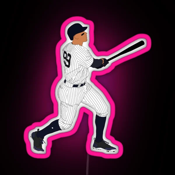 Aaron Judge RGB Neon Sign