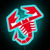 Abarth Scorpion Red RGB Neon Sign - Image 2