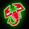 Abarth Scorpion Red RGB Neon Sign - Image 3