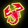 Abarth Scorpion Red RGB Neon Sign - Image 5