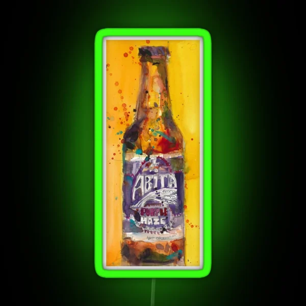 Abita Purple Haze RGB Neon Sign