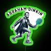 Neon pickleball enthusiast decor inspired by historic presidential figure Abe Lincoln