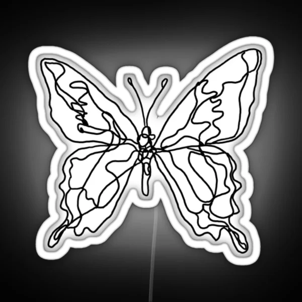 Abstract Butterfly RGB Neon Sign