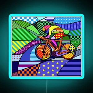 Abstract Patterns Cycler RGB Neon Sign