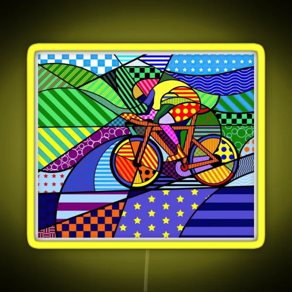 Abstract Patterns Cycler RGB Neon Sign