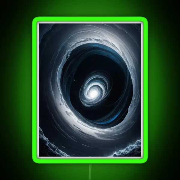 Abstract Space III RGB Neon Sign
