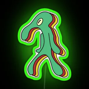 Abstract Squidward RGB Neon Sign