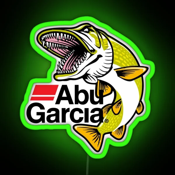 ABU GARCIAE MONSTER BASS FISHING RGB Neon Sign