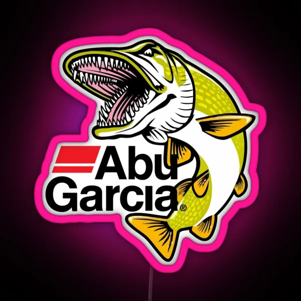 ABU GARCIAE MONSTER BASS FISHING RGB Neon Sign