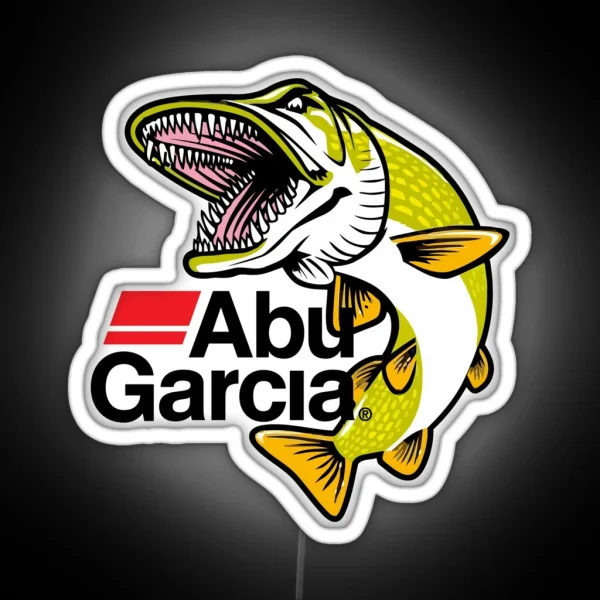 ABU GARCIAE MONSTER BASS FISHING RGB Neon Sign