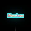 Vibrant Neon Light Sign Fosters Positive Energy and Endless Possibilities.