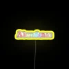 Vibrant full-color digital abundance sign with RGB LED lighting display