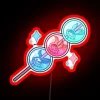 Glowing neon lights illuminate your gaming space with mystic ambiance
