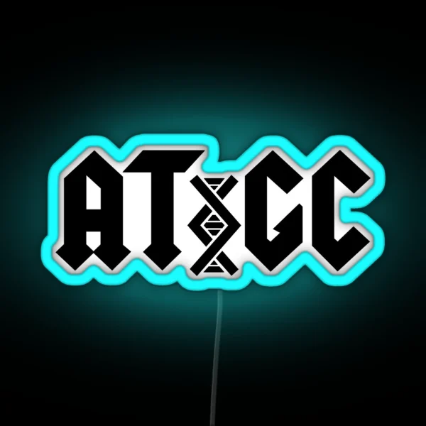AC DC DNA RGB Neon Sign