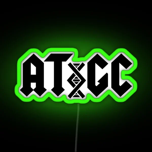AC DC DNA RGB Neon Sign