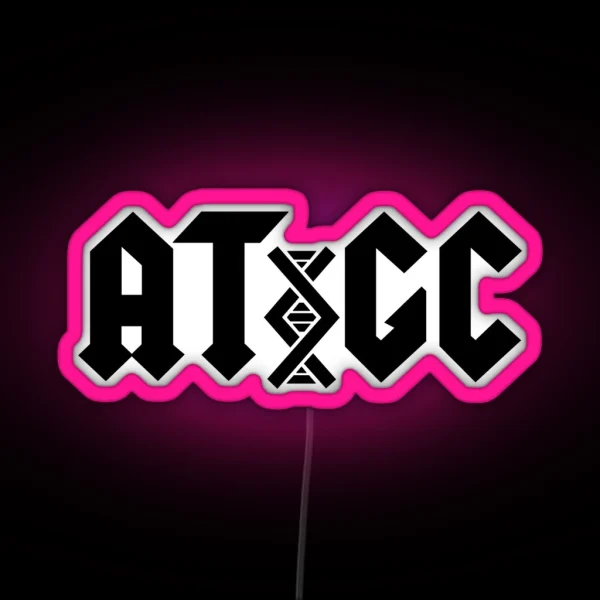 AC DC DNA RGB Neon Sign
