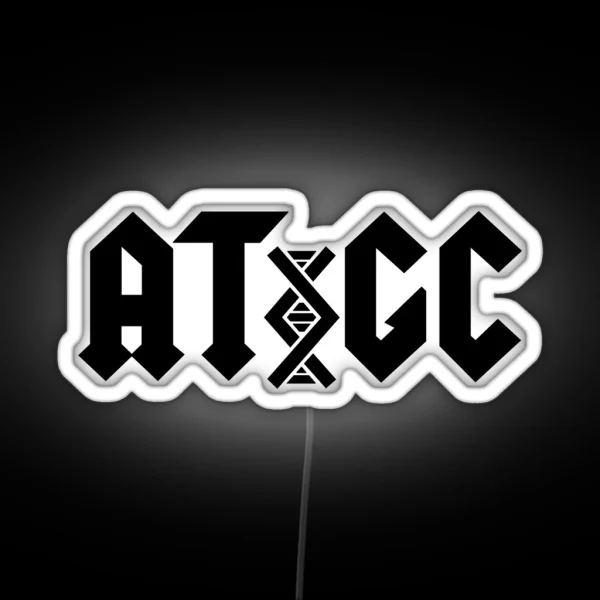 AC DC DNA RGB Neon Sign