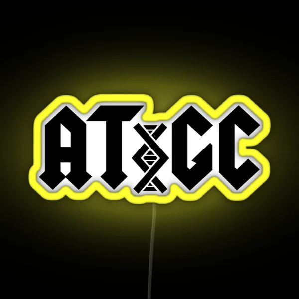 AC DC DNA RGB Neon Sign