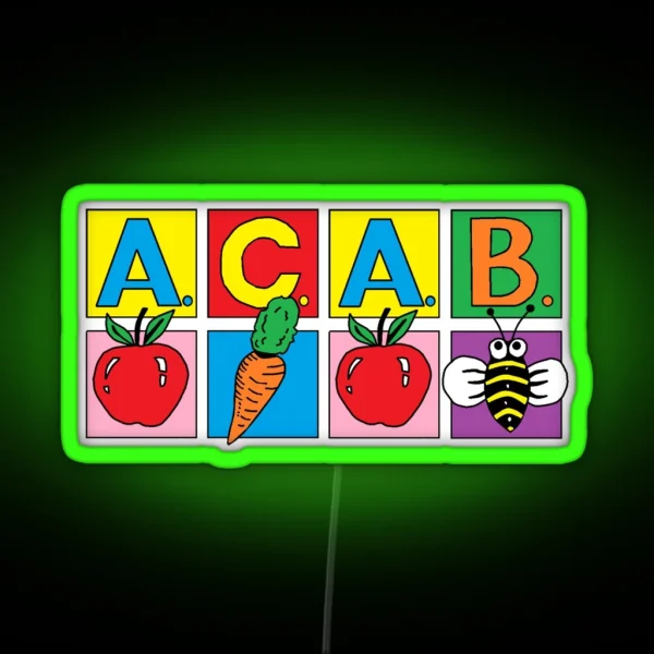 ACAB Kids RGB Neon Sign