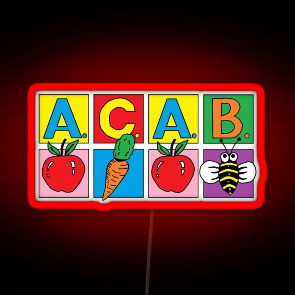 ACAB Kids RGB Neon Sign