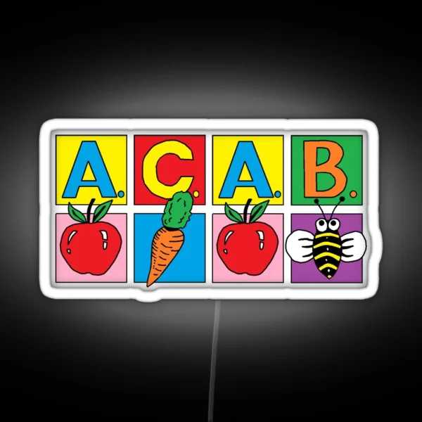 ACAB Kids RGB Neon Sign