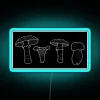ACAB Mushrooms Amanita Chanterelle Amanita Bolete RGB Neon Sign - Image 2