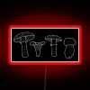 ACAB Mushrooms Amanita Chanterelle Amanita Bolete RGB Neon Sign