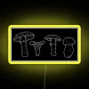 ACAB Mushrooms Amanita Chanterelle Amanita Bolete RGB Neon Sign - Image 5