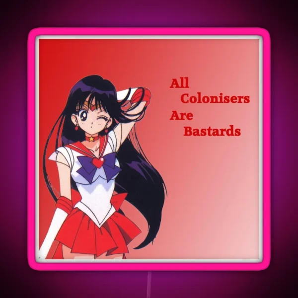 ACAB Sailor Mars RGB Neon Sign