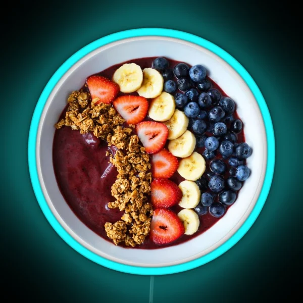 Acai Bowl RGB Neon Sign